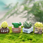 Cactus Micro Landscape Plants, 2.3x2.2cm Desk Topper Artificial House Plants Fake Succulent Plants Fake Succulent Potted Plants Miniature Potted Plant Mini Potted Plants