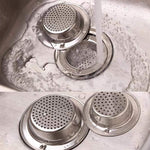 HASTHIP Sink Strainer for Bathroom and Kitchen featuring Anti-Clog Mesh 4.33 in | 2 Pack Stainless Steel