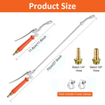 HASTHIP Universal Metal Sprayer Wand 70 cm for Garden Use with Lockable Handle & Brass Barbs