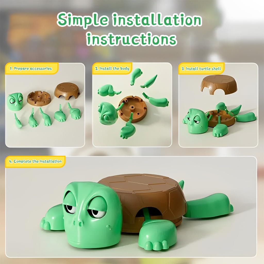 HASTHIP Turtle Coaster for Desk and Home with Anti Slip Turtle Shell Design | 17.5x12.5x5 cm Heat Resistant ABS Holder