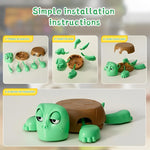 HASTHIP Turtle Coaster for Desk and Home with Anti Slip Turtle Shell Design | 17.5x12.5x5 cm Heat Resistant ABS Holder