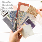 HASTHIP Vintage Scrapbook Paper Supplies for DIY Journaling with 360 Sheets in 6 Sets | Textured Matte Single Sided Designs