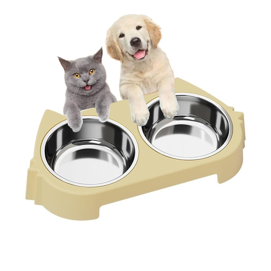 HASTHIP® 2-in-1 Cat Bowl Set
