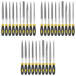 HASTHIP File Tools Set for Wood and Metal Work with Anti‑Slip Handles | 30 PCS 5 mm × 180 mm High Carbon Steel