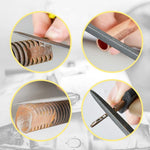 HASTHIP File Tools Set for Wood and Metal Work with Anti‑Slip Handles | 30 PCS 5 mm × 180 mm High Carbon Steel