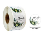 HASTHIP Thank You Stickers for Small Business and Gifts 500 Pcs 1 in Self-Adhesive Labels