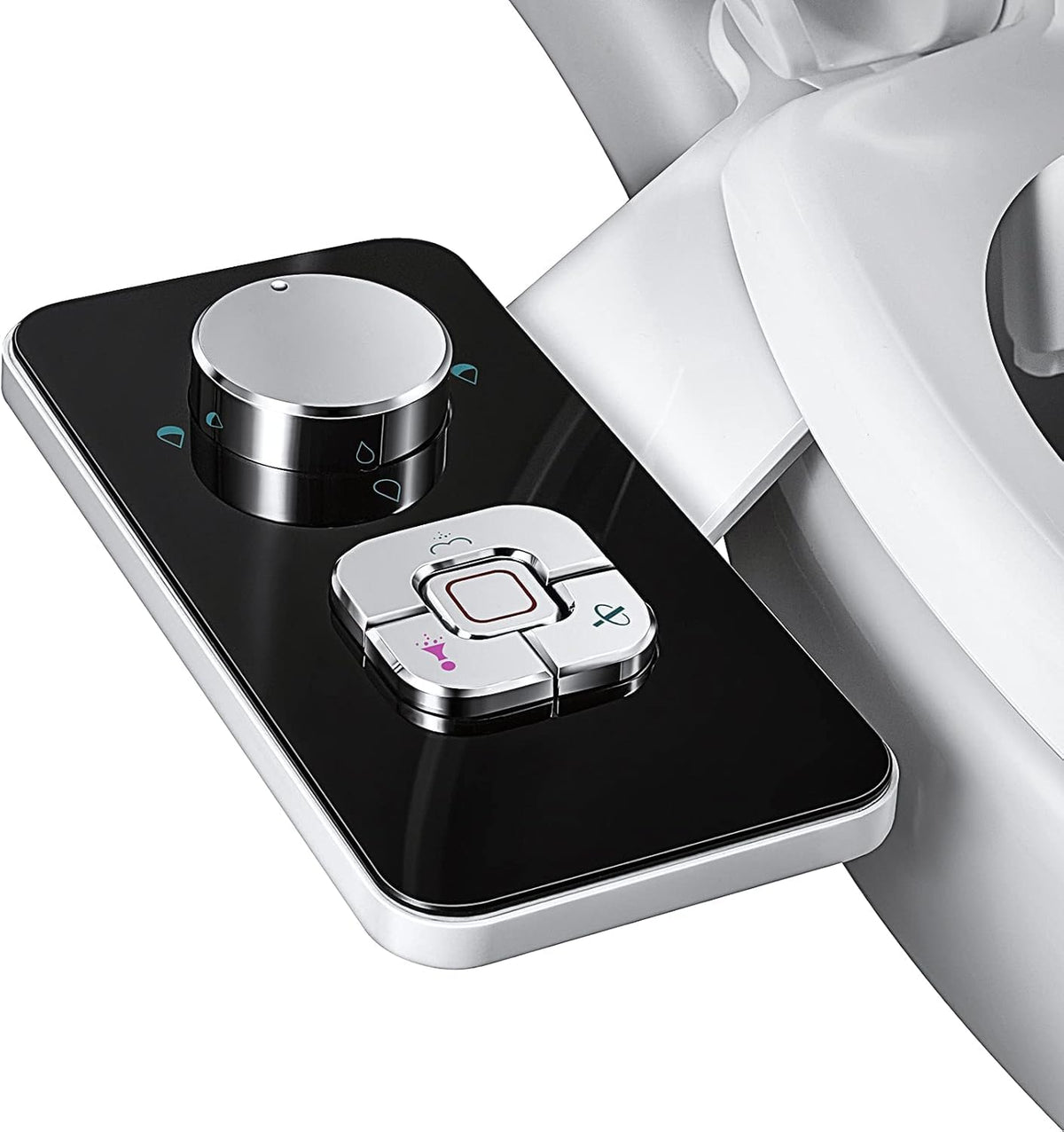 HASTHIP Manual Bidet Sprayer for Toilet with Dual Nozzle 7 and 5 Hole Wash | Self Cleaning Design