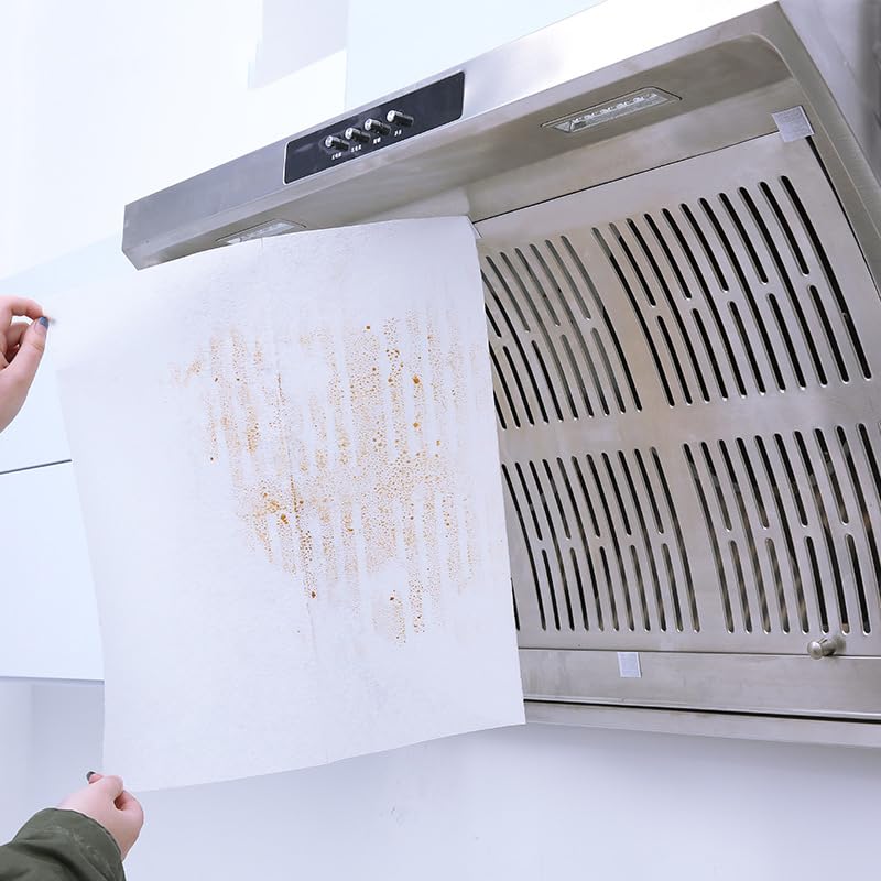 HASTHIP® Easy Apply Range Hood Filter - Universal Size (141inches), Replaceable,-White