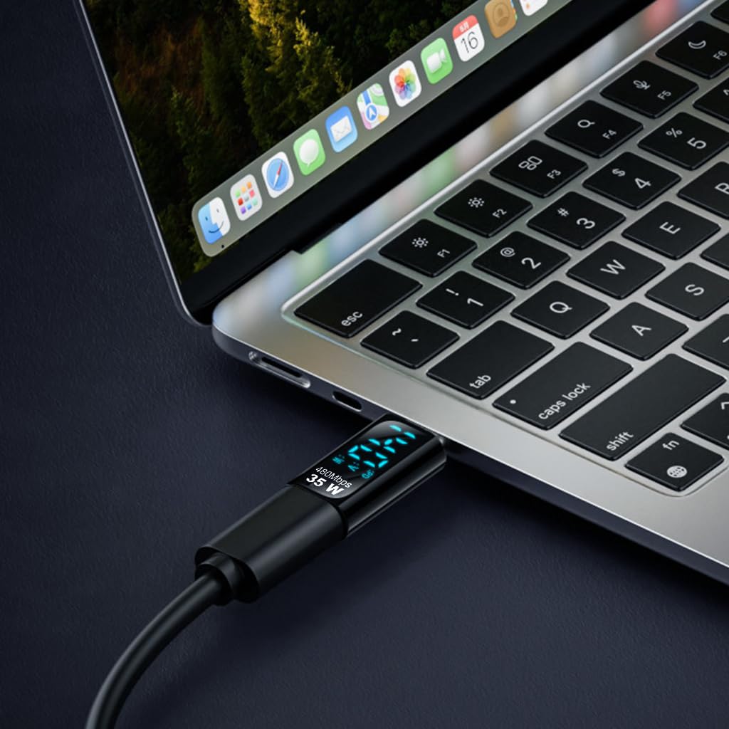 USB C to Light-ning to Adapter with LED Display,