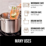 HASTHIP Food Vacuum Roll for Storage and Sous Vide 20cm×15m with Double Side Texture | BPA Free PE&PA Material