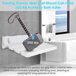 HASTHIP® Folding Shower Seat Wall Mounted