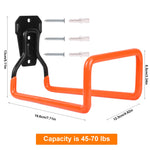 HASTHIP Metal Garden Hose Holder for Wall Mount with Screw Attachment | 2Pcs Orange