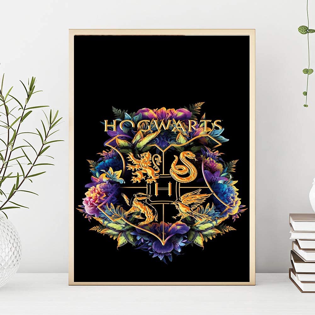 5D Full Drill Harry Potter Diamond Painting Rhinestone Embroidery Pictures for Adults and Kids for Home Wall Decor (Multicolour)