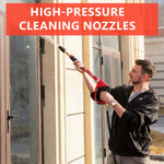 HASTHIP Pressure Washer Accessories Kit with 1/4 Inch Quick Connect & 8PCS Nozzles | Copper Construction for Versatile Cleaning
