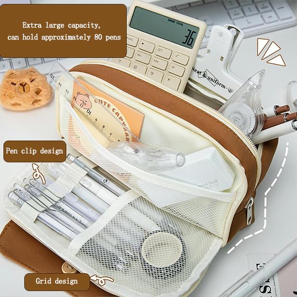 HASTHIP® Student Pencil Pouch Canva