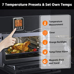 HASTHIP Digital Kitchen Timer for Cooking and Study with 80–90dB Alarm | Manual Winding Design