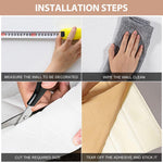 HASTHIP Brick Wallpaper Wall Decor Panels for Home Renovation with Self Adhesive 13.8 x 13.8 in Vintage White Foam | Ideal for Living Room and Bedroom