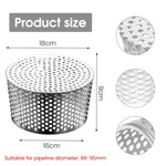 HASTHIP Anti Rats Drain Outlet Mesh Cover for Floor Drains with 160mm Fit and 304 Stainless Steel