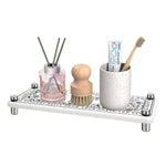 HASTHIP Multipurpose Organizer for Toiletries and Makeup with Diatom Mud Base 25x10cm | Space-Saving Countertop Shelf
