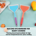 HASTHIP Silicone Spatula for Cooking with 4.7 Inch Wide Head and 450°F Heat Resistance | Food Grade Nonstick Utensils