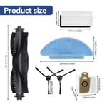 HASTHIP Replacement Parts Kit for ILIFE T10S Robot Vacuum with 33PCS Brushes and Filters