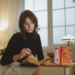 HASTHIP Bookends for Home and Office with Anti Slip Pads featuring Golden Metal Open Cut Design