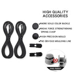 ELEPHANTBOAT® No Tie Shoelaces | Elastic Lock Shoe Laces For Adult Sneakers Fits Hiking Boots, Board Shoes and Casual Shoes (Black)