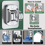 HASTHIP RV Shower Head for Motorhomes with 3 Spray Modes and On Off Switch | Chrome Handheld