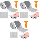 HASTHIP Kitchen Sink Strainer for Bathroom and Shower Drains with Cuttable 13 ft PVC Mesh | 3 PCS Hair Catcher Cover