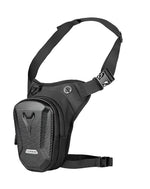 HASTHIP® Riñonera de Muslo para Hombre Impermeable,Bolso Táctico de Gran Capacidad con Múltiples Bolsillos,Bolsa Cintura y Pierna Ajustable para Ciclismo Senderismo Motocicleta y