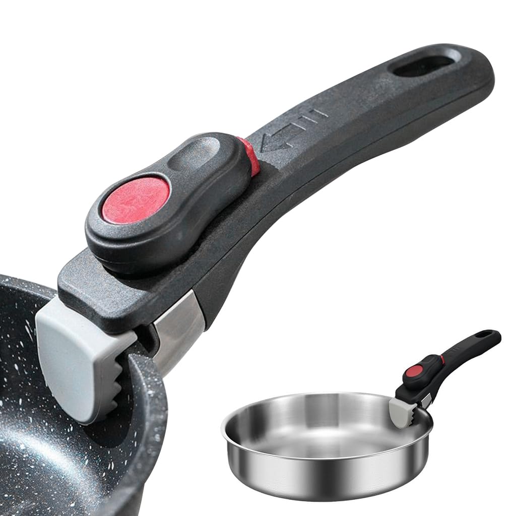 HASTHIP Detachable Handle for ROYDX Cookware Sets featuring Removable Grip | Stainless Steel