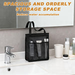 HASTHIP Mesh Shower Caddy for Dorm and Gym Essentials with 4 Pockets and Quick‑Dry Fabric