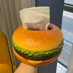 HASTHIP Burger Tissue Box for Home Car and Office featuring Creative Fun Design | Gift Organizer