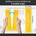 HASTHIP Sticky Fly Trap for Indoor and Outdoor Use with Pre-Glued Panels 8Pcs 22x5cm | Yellow Bug Catcher for Flies and Cockroaches