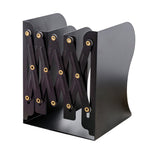HASTHIP® Black Decorative Metal Iron Bookends Holder Stand