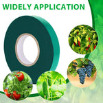 HASTHIP Gardening Twist Ties Roll for Plant Support featuring 150 ft PVC Tape in Green | Ideal for Tomato and Tree Training