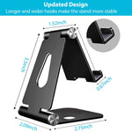 All Aluminium Tablet Holder (Upgraded) - Adjustable Tablet/Phone Holder for All Tablets, Phones, Kindles