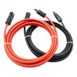 3ft 10AWG Solar Extension Cable with Solar Panel Female and Male Connector Solar Panel Adapter (2pcs)