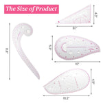 HASTHIP Metric Sewing Ruler Set for Pattern Making with 4 Clear Curve Tools | Plastic for Tailors