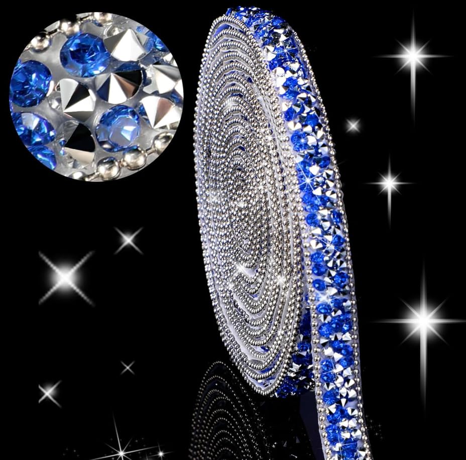 HASTHIP® 3 Yards Resin Rhinestone Ribbons for Graduation