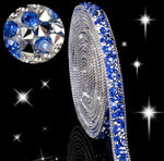 HASTHIP® 3 Yards Resin Rhinestone Ribbons for Graduation