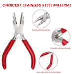 HASTHIP Jewelry Pliers for 3–10mm Rings with Round and Needle Nose Tips | Carbon Steel Build