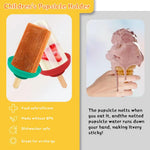 HASTHIP Silicone Popsicle Drip Catcher 2 in 1 Ice Cream Cone Guard Tray Pack of 4