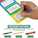 HASTHIP Colored Label Stickers for Office and School Use with 300 Sheets 3.5x2.3 in | Writable Self Adhesive Name Tags