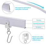 HASTHIP Flexible Ceiling Curtain Track for Room Dividers with 9.6ft Length | Easy Install Set