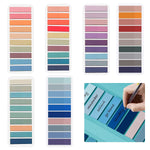 HASTHIP® Sticky Tabs 60 Colors Morandi Sticky 1200pcs Index Tabs Sticky Notes for Notebook, Books, PET Material Page Tabs Sticky Flags File Index Tabs Office Stationery