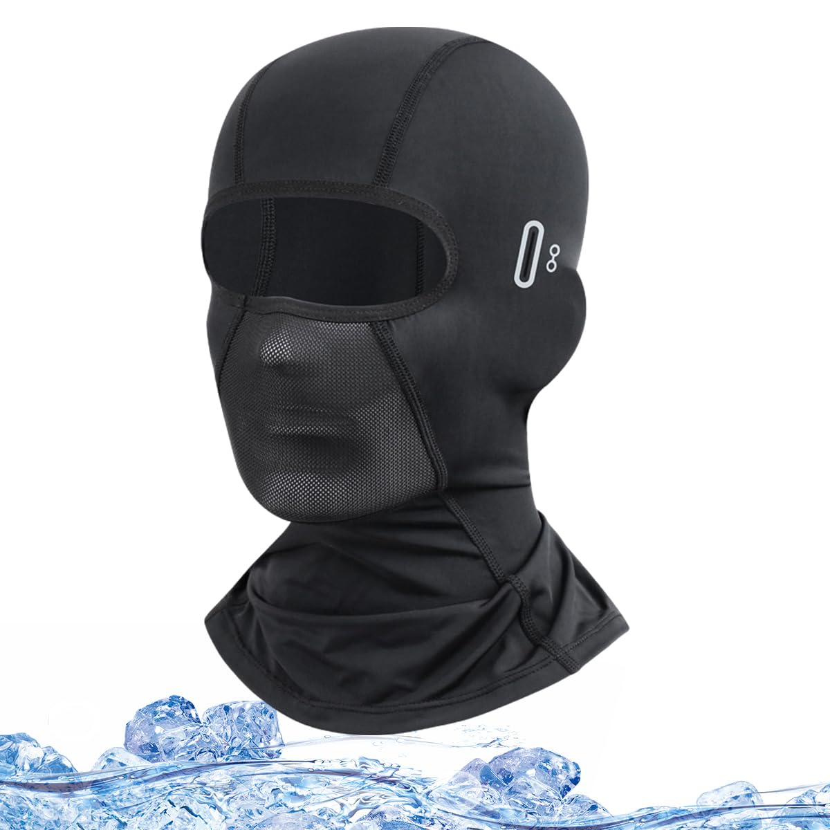 HASTHIP® Pasamontañas Solar Transpirable para Verano, Balaclava Ligera UV Protección, Antiviento y Secado Rápido, Máscara Cuello Unisex para Moto, Ciclismo, Camping y Senderismo