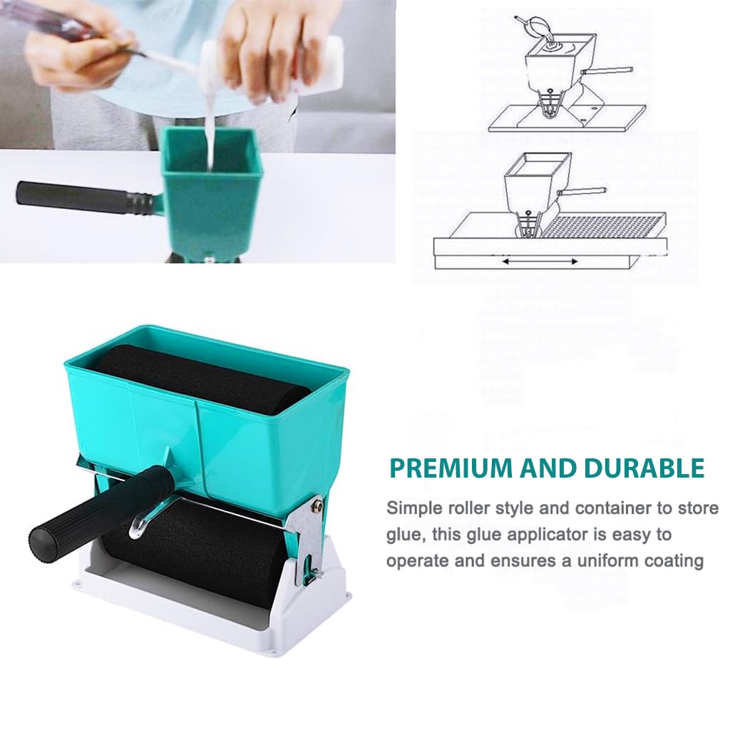 HASTHIP® 320ml Portable Glue Applicator Roller Manual Liquid Glue Saving Applicator Roller