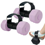 HASTHIP® Accesorio Ajustable para Mancuernas de Pie,Correa de Tobillo Portátil para Entrenamiento Piernas en Casa,Curl Isquiotibiales Fortalecimiento del Tibialis Glúteos y