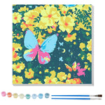 HASTHIP Paint by Numbers Kit for Adults featuring 16x20 in Canvas with Brushes and Pigments | DIY Art for Beginners and Kids
